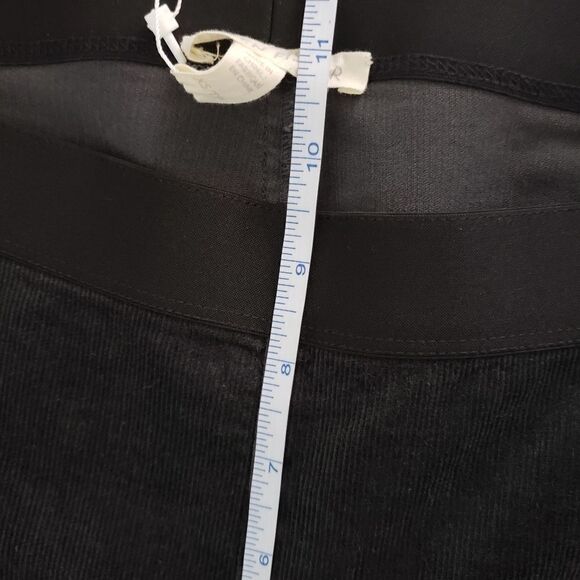 Eileen Fisher XSmall NWT Dark Grey Skinny Corduroy Elastic Waist Pants Leggings - Picture 7 of 7